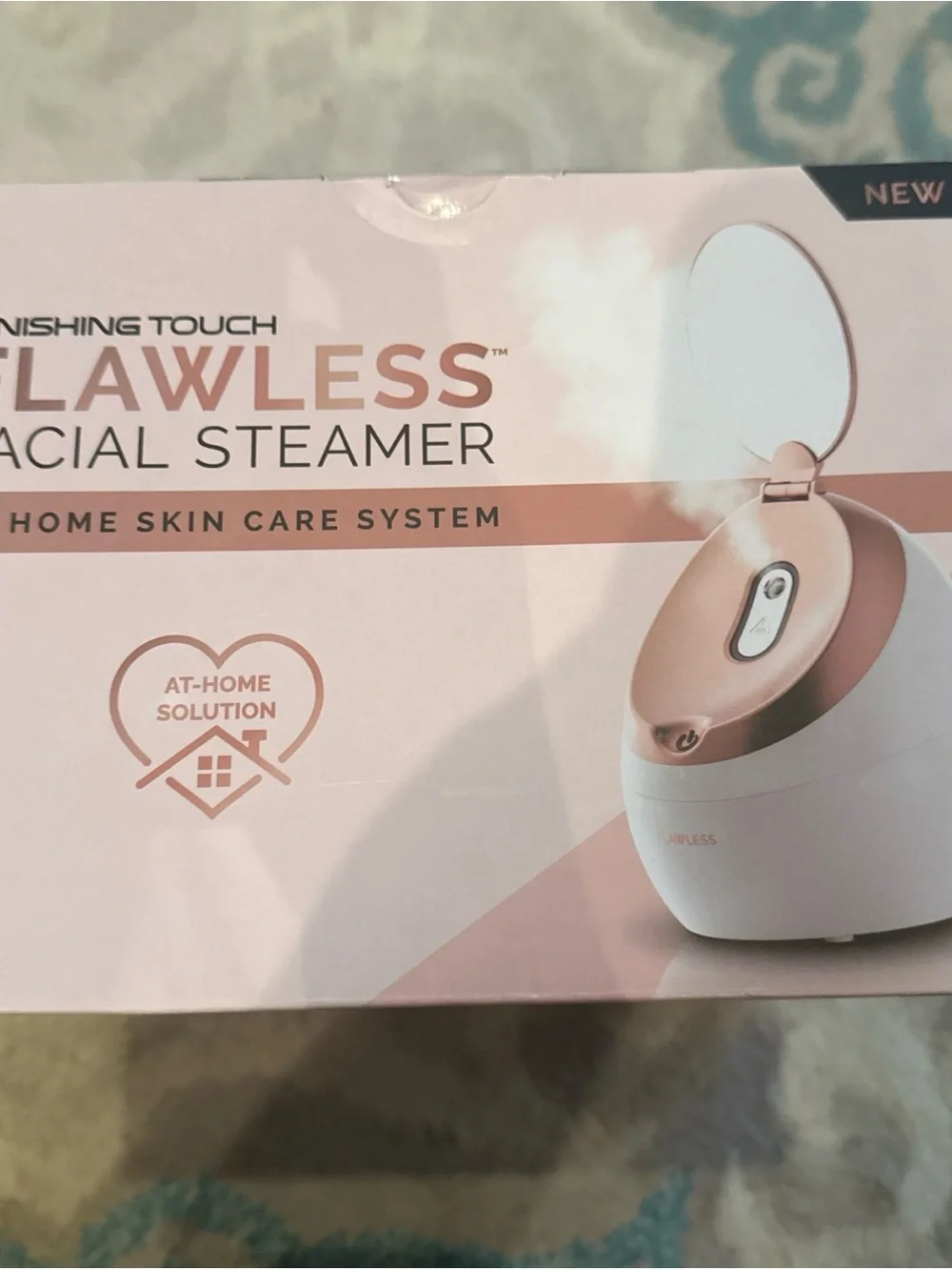 Flawless Facial Steamer - Pink/White